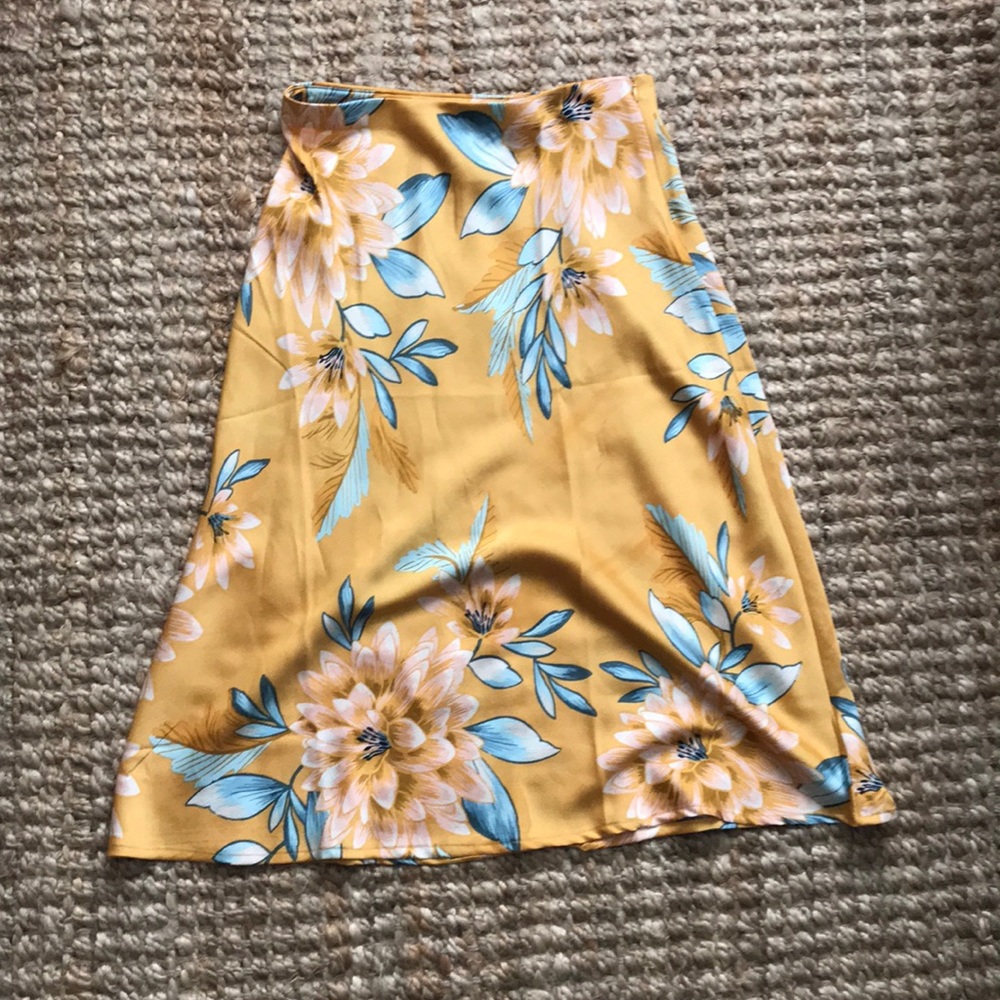 MIDI tropical skirt